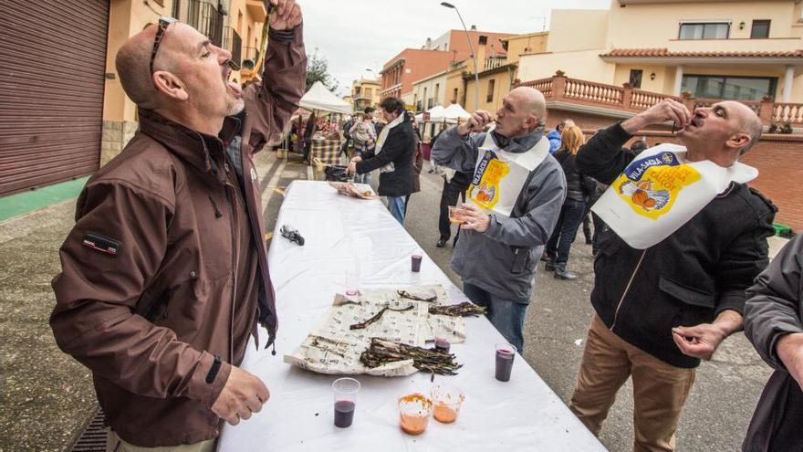 Imatge del concurs de menjar calçots