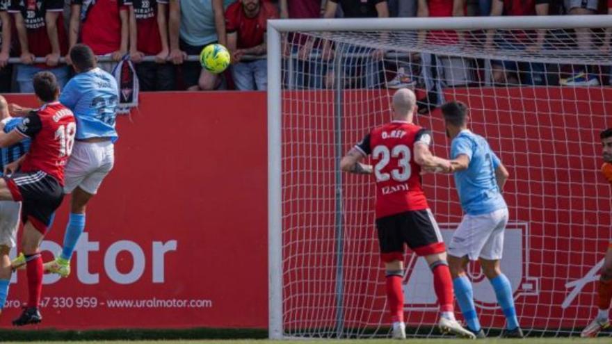 Imagen del córner en el que Garrido marcó el 4-0. | LL