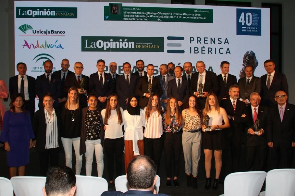 Gala de la entrega de premios de La Opinión de Málaga 2018.