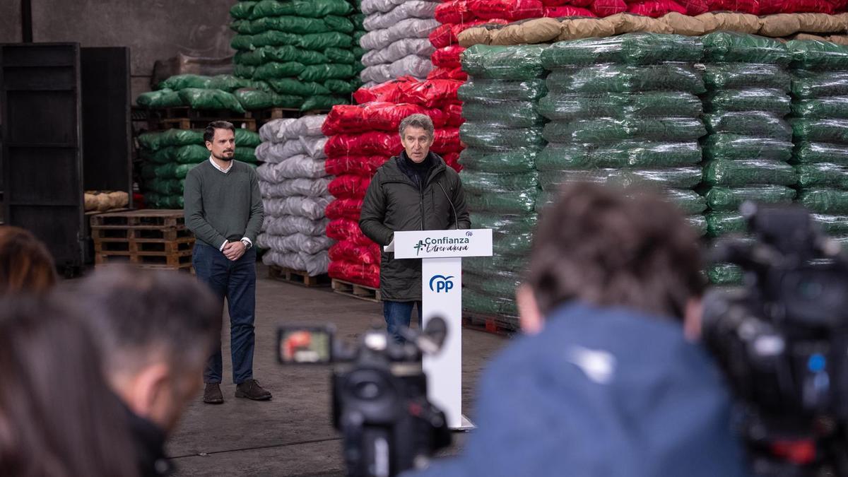 Feijóo espera que Extremadura inice el efecto dominó en España: El objetivo fundamental es tener más votos que toda la izquierda