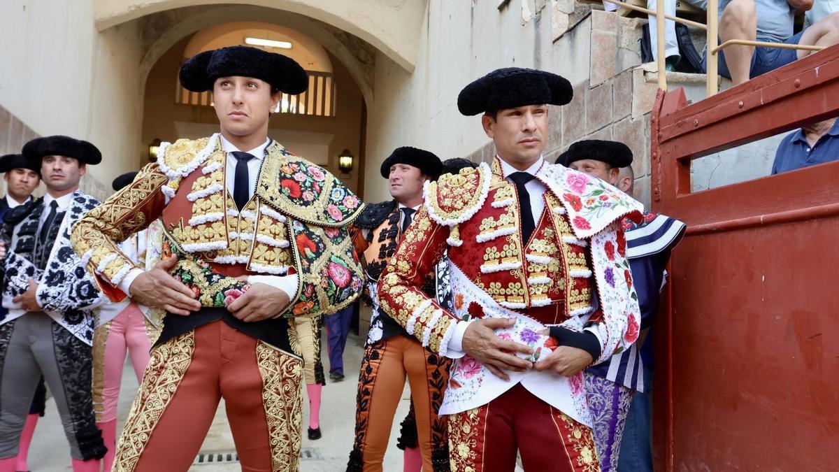 Roca Rey y José María Manzanares en la Feria de Hogueras de 2024