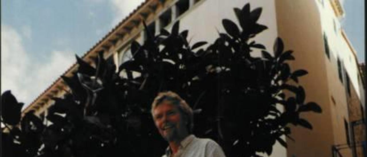El multimillonario Richard Branson en Mallorca.