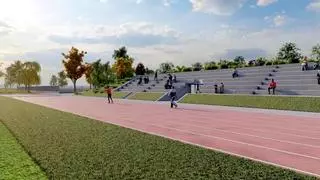 Avanza el futuro Estadio Municipal de Atletismo de Alcalá de Guadaira: 'Será una instalación de primer nivel'