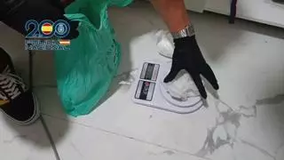 La Policía detiene a un hombre con un kilo y medio de cocaína en Palma
