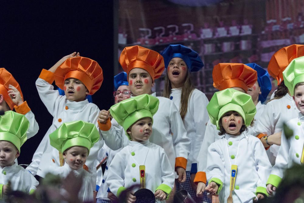 Actuación de la agrupación infantil 'Con las manos en la masa'.