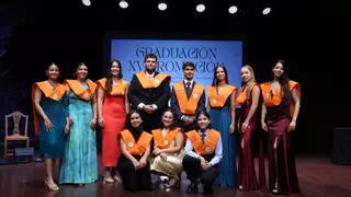 La Escuela Universitaria de Turismo de Lanzarote celebra el acto de graduación y la entrega de orlas de su XV promoción