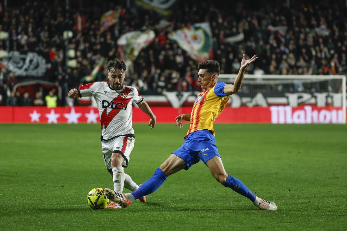 El partido entre el Rayo Vallecano - Valencia CF, en imágenes