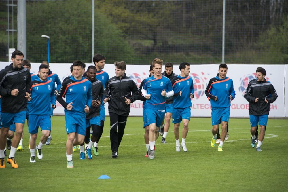 Entrenamiento del Real Oviedo