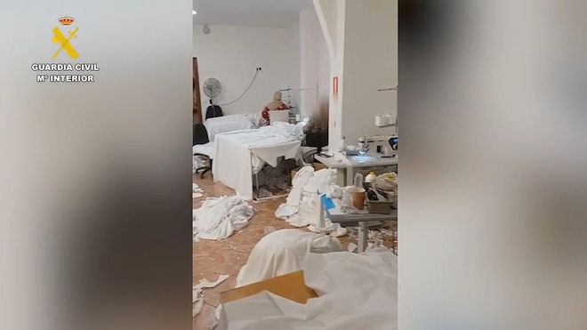 La Guardia Civil localiza dos talleres textiles clandestinos en Manresa