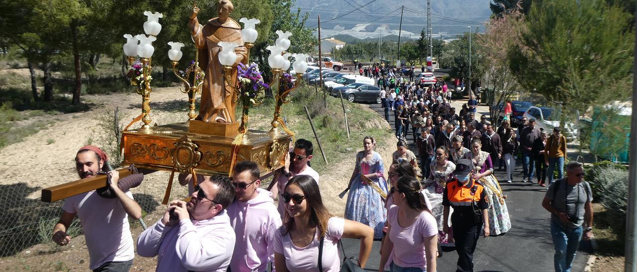 La romería en el día de Sant Vicent.