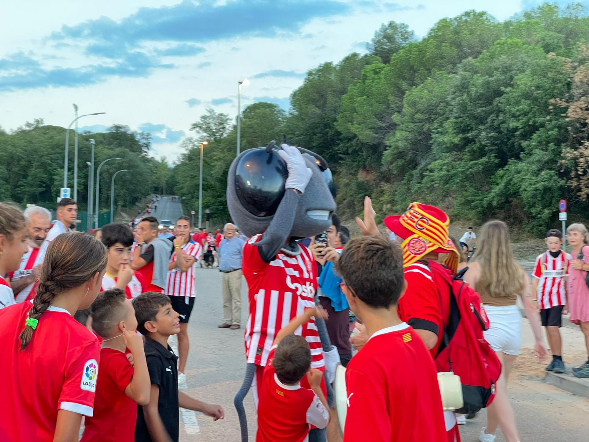 L'afició omple Montilivi en el retorn a Primera del Girona