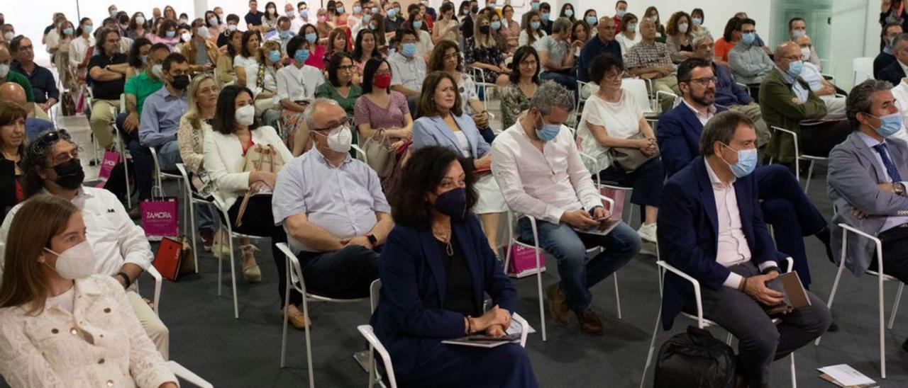 Asistentes a la jornada anual del sindicato UPIT en Zamora.