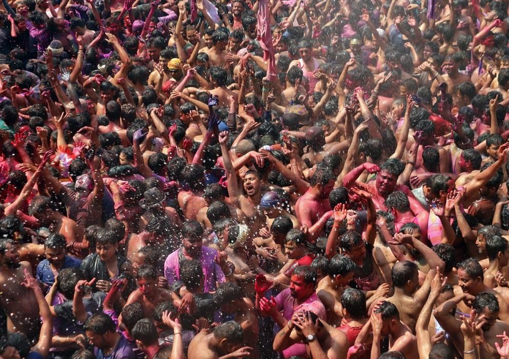 Holi, el festival dels colors, a Kathmandu