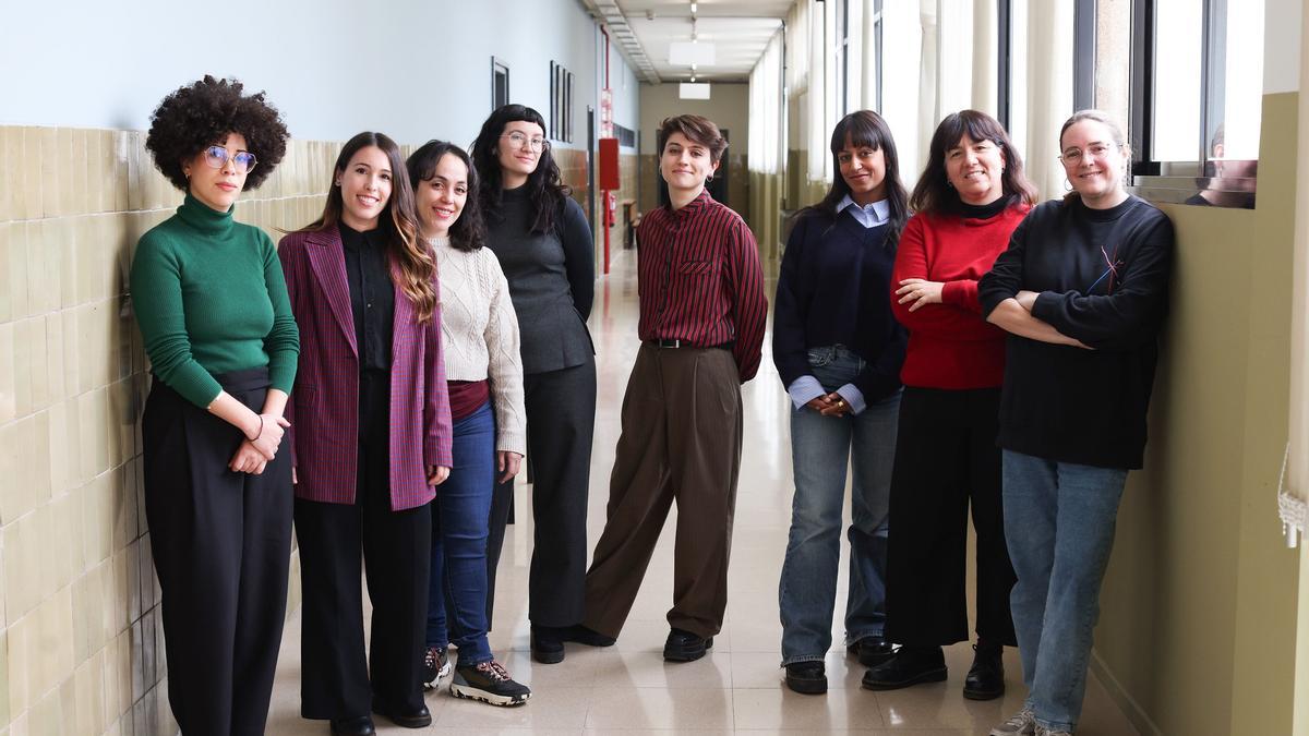 Las autoras del estudio de Dones Visuals y la Universitat de Barcelona