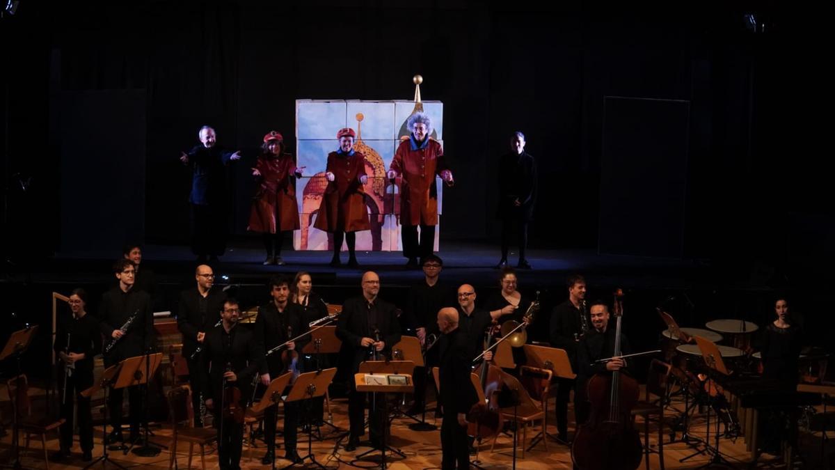 Una imagen del concierto de este sábado en la sala Mozart.