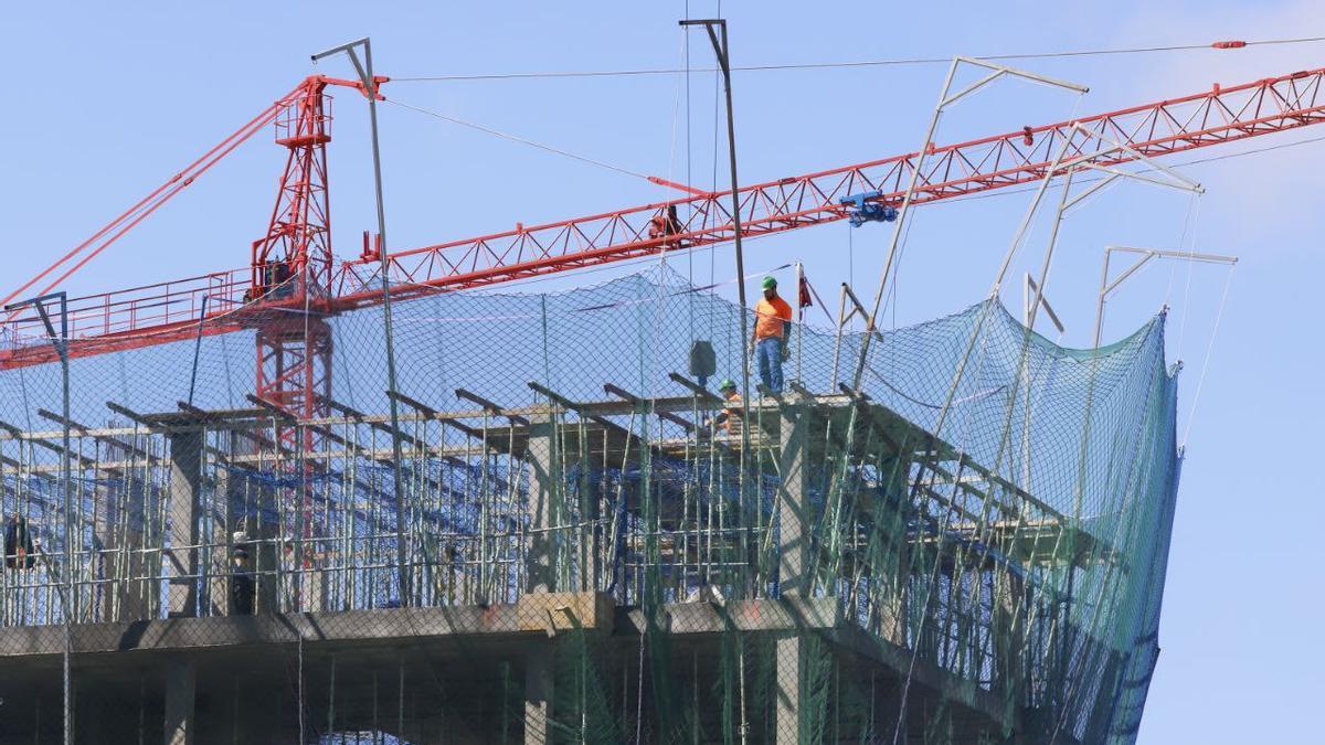 Vivienda en construcción en la zona de expansión de Córdoba.