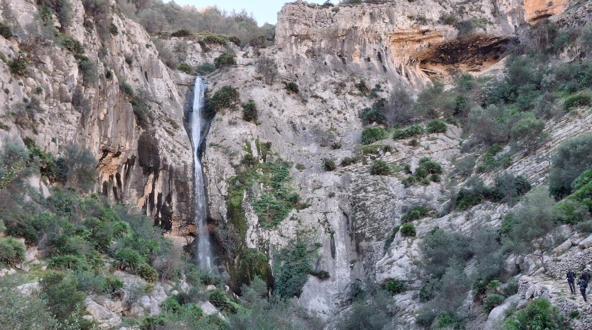 El espectacular Salt de Fleix, en la Vall de Laguar