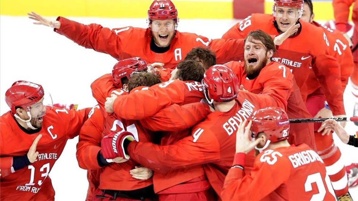 Kirill Kaprizov marcó el gol que llevó al OAR al oro