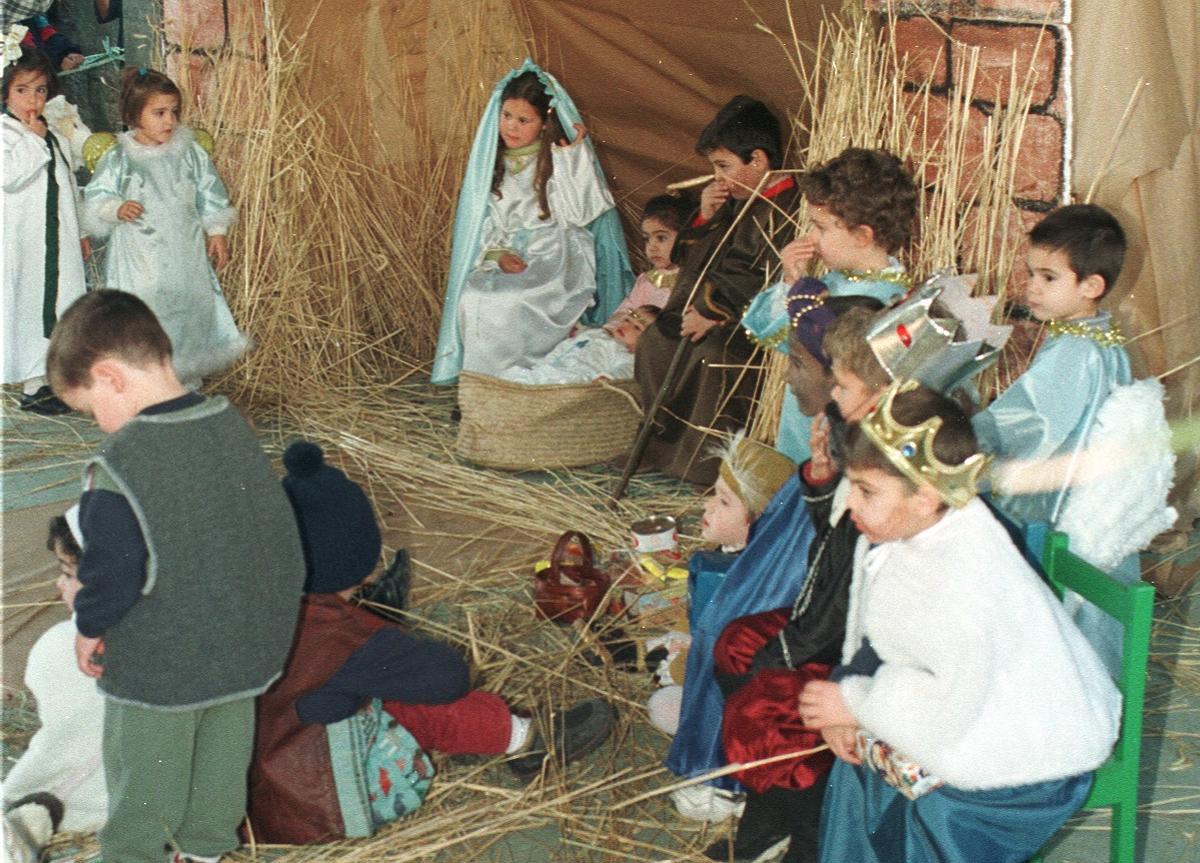 Los arriesgados belenes vivientes de las navidades pasadas