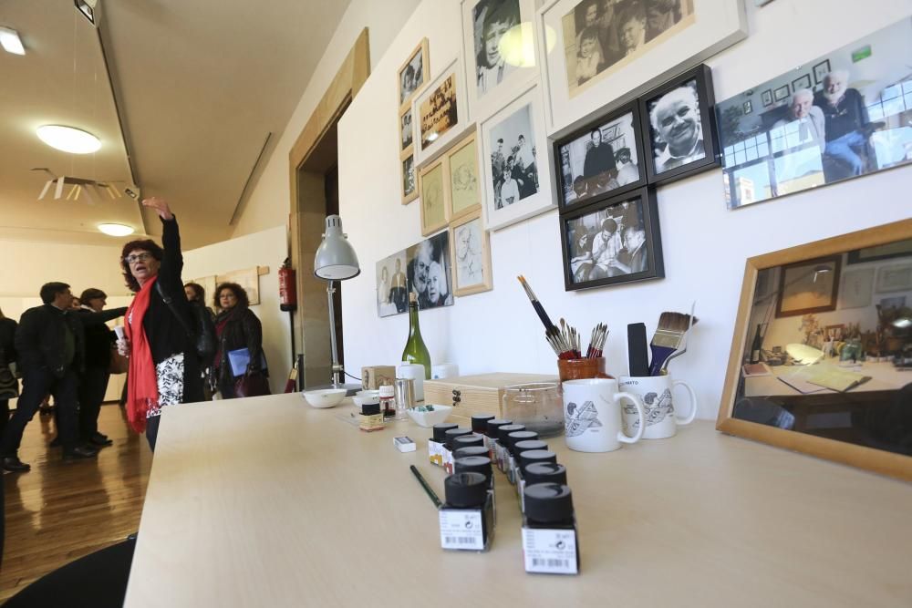 nauguración de la muestra "Imaginar la educación. 50 años con Frato" en el Edificio Histórico.