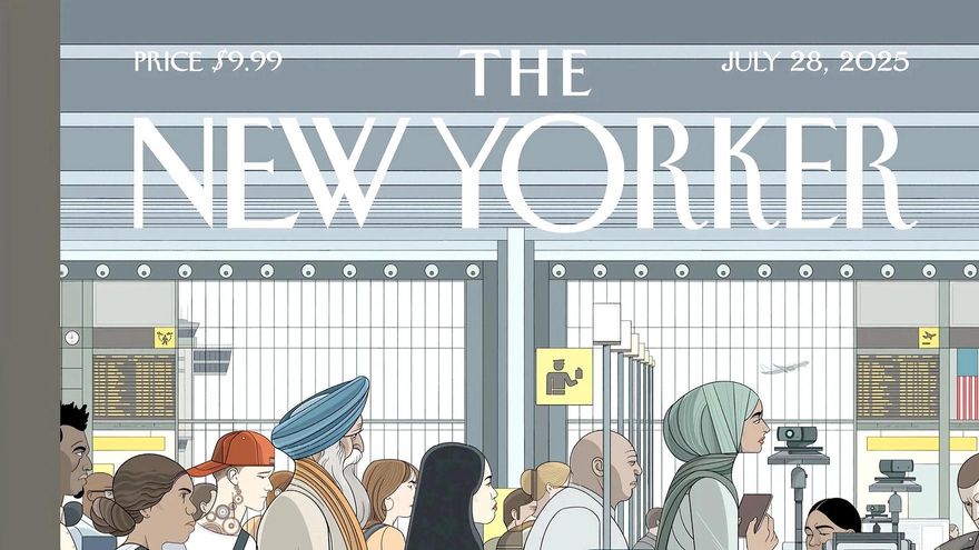 Ilustrador español alza la voz en el New Yorker contra la política migratoria de Trump