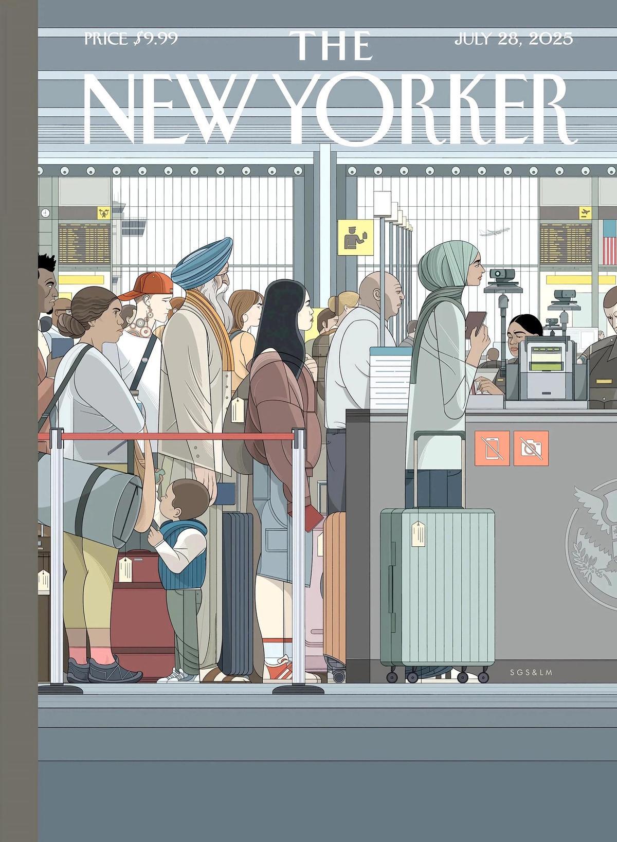Ilustrador español alza la voz en el New Yorker contra la política migratoria de Trump