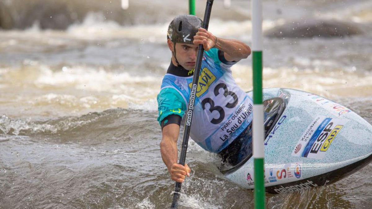 Miquel Travé, en la baixada de semifinals de caiac | CARLA CARILLO