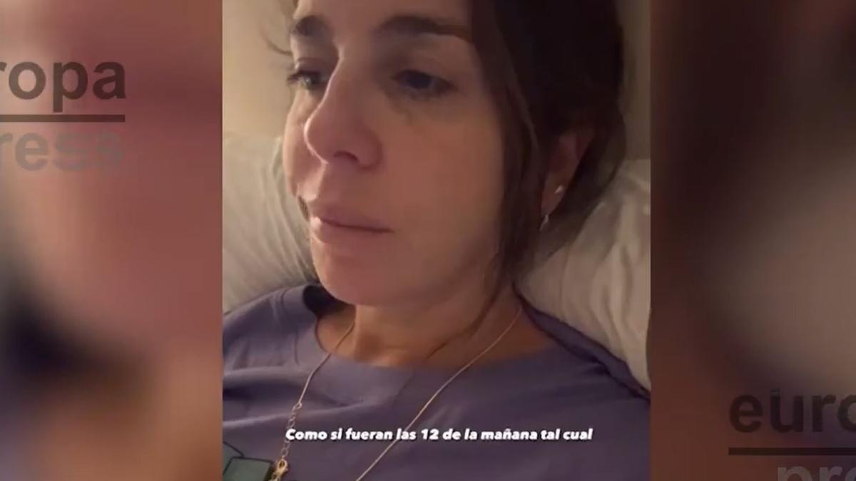 Anabel Pantoja, con insomnio durante el embarazo