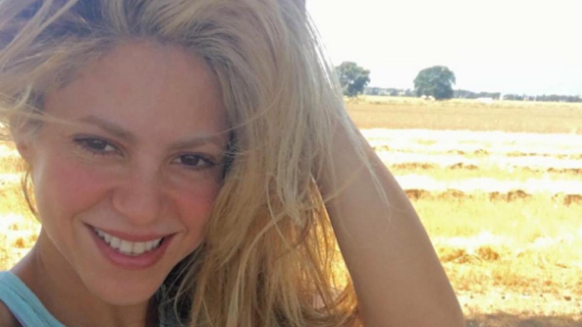 Este es el resultado de la sesión de autofotos de Shakira