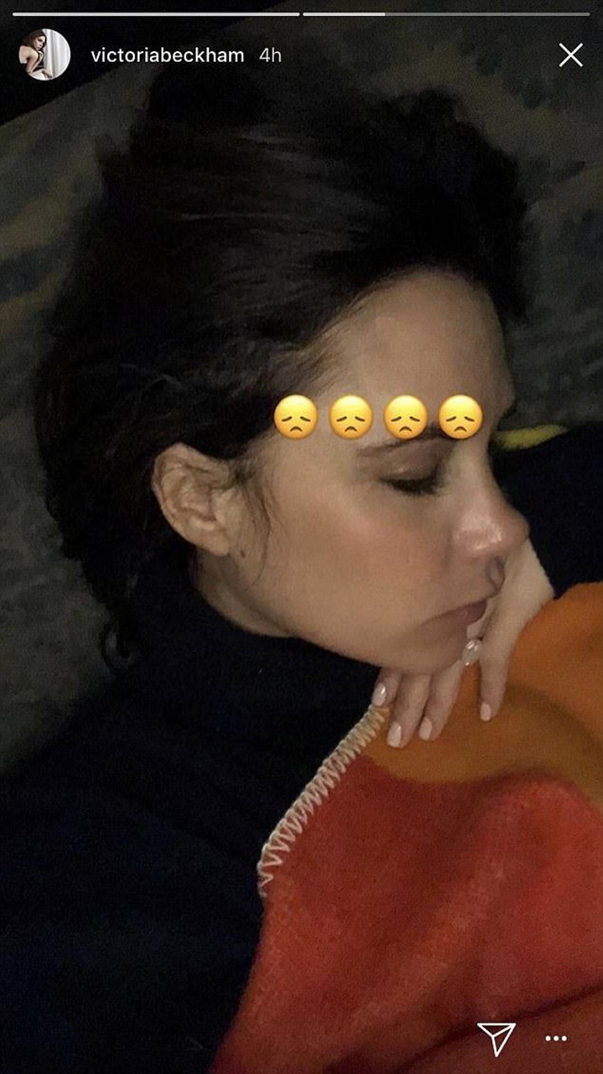 Victoria Beckham, mala en Instagram Stories
