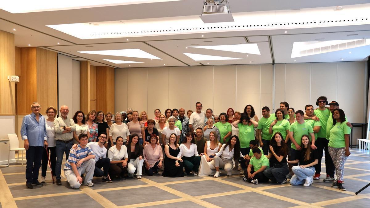 Participantes en la jornada 'Conectant Somriures'