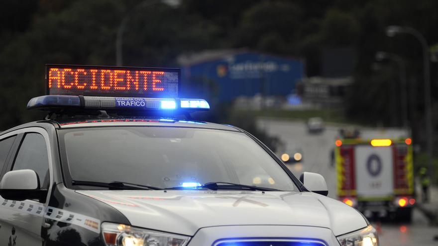 Tres heridos en una colisión entre dos coches en la AP-9 a su paso por Vigo