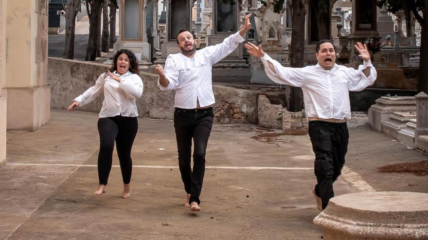 Raquel Catasús, Javi  Soto y Joselu Cremades.