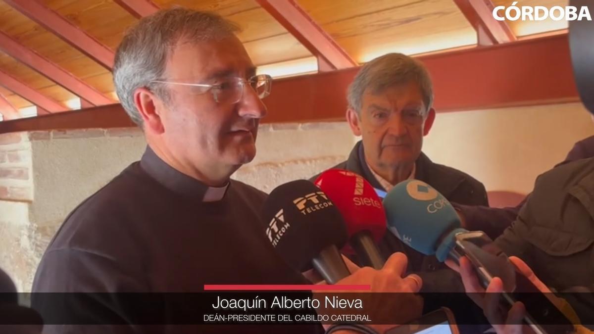 Joaquín Alberto Nieva, deán-presidente del Cabildo de Córdoba, este martes.