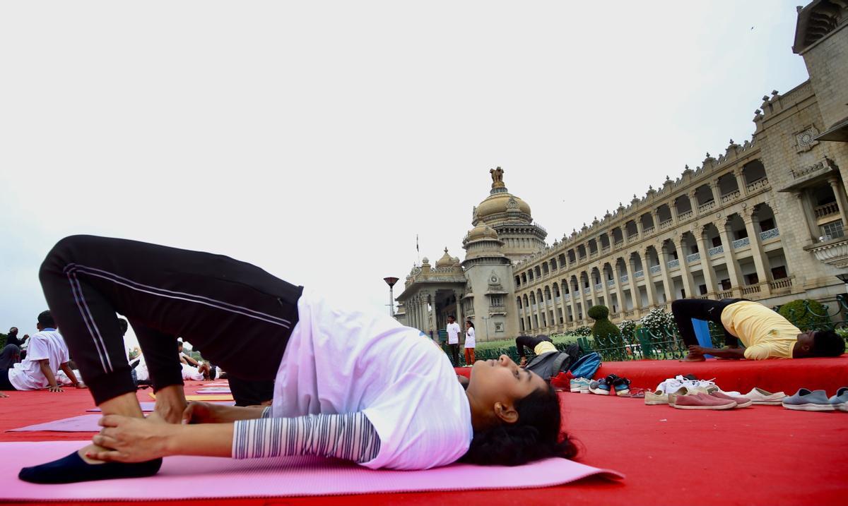 Día Internacional del Yoga en la India