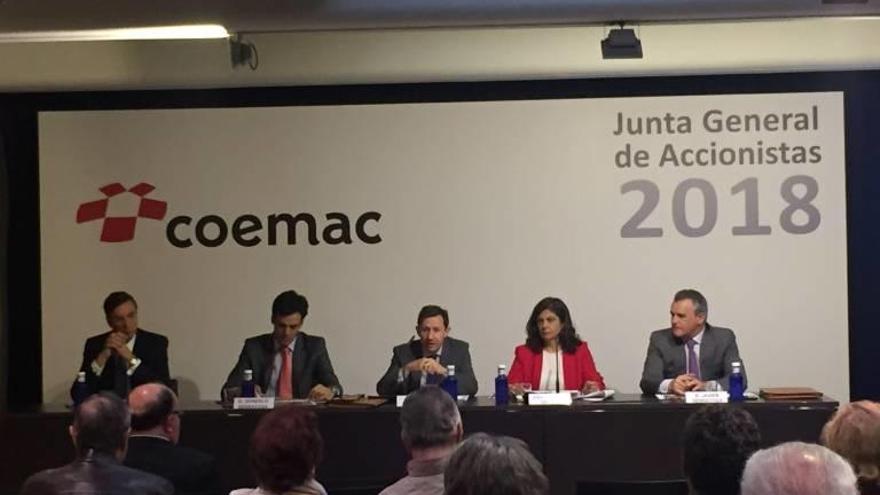 Reunión de la junta general de accionistas de Coemac de diciembre de 2018.