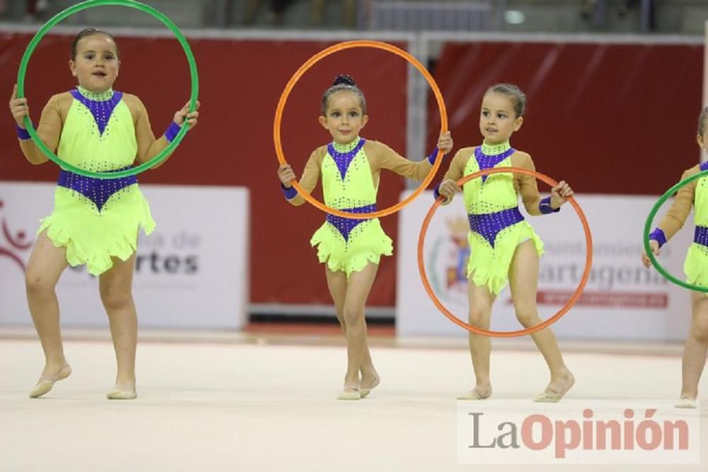 Clausura de las escuelas de Cartagena de gimnasia rítmica y estética de grupo