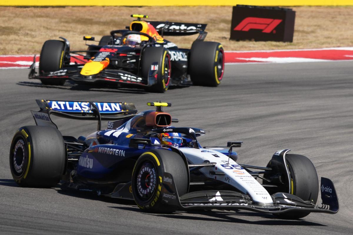 Carlos Sainz, durante un GP