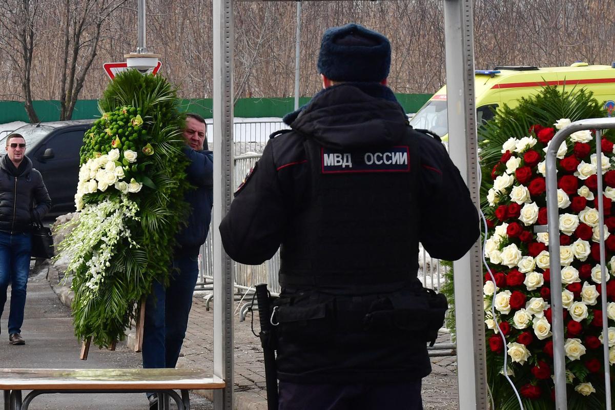 Funeral y ceremonia de despedida del político opositor ruso Alexei Navalny en Moscú