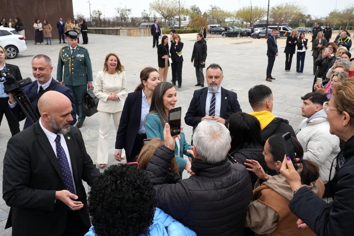 Imágenes de la visita de la reina Letizia a Castelló