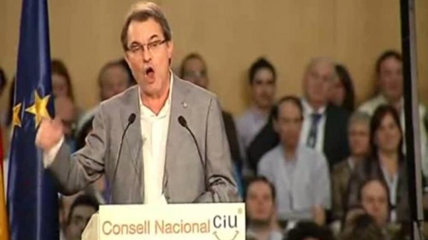 Mas, proclamado por cuarta vez candidato de CiU a las elecciones