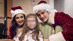 Orlando Bloom y Katy Perry, en el Hospital Infantil de Los Ángeles.