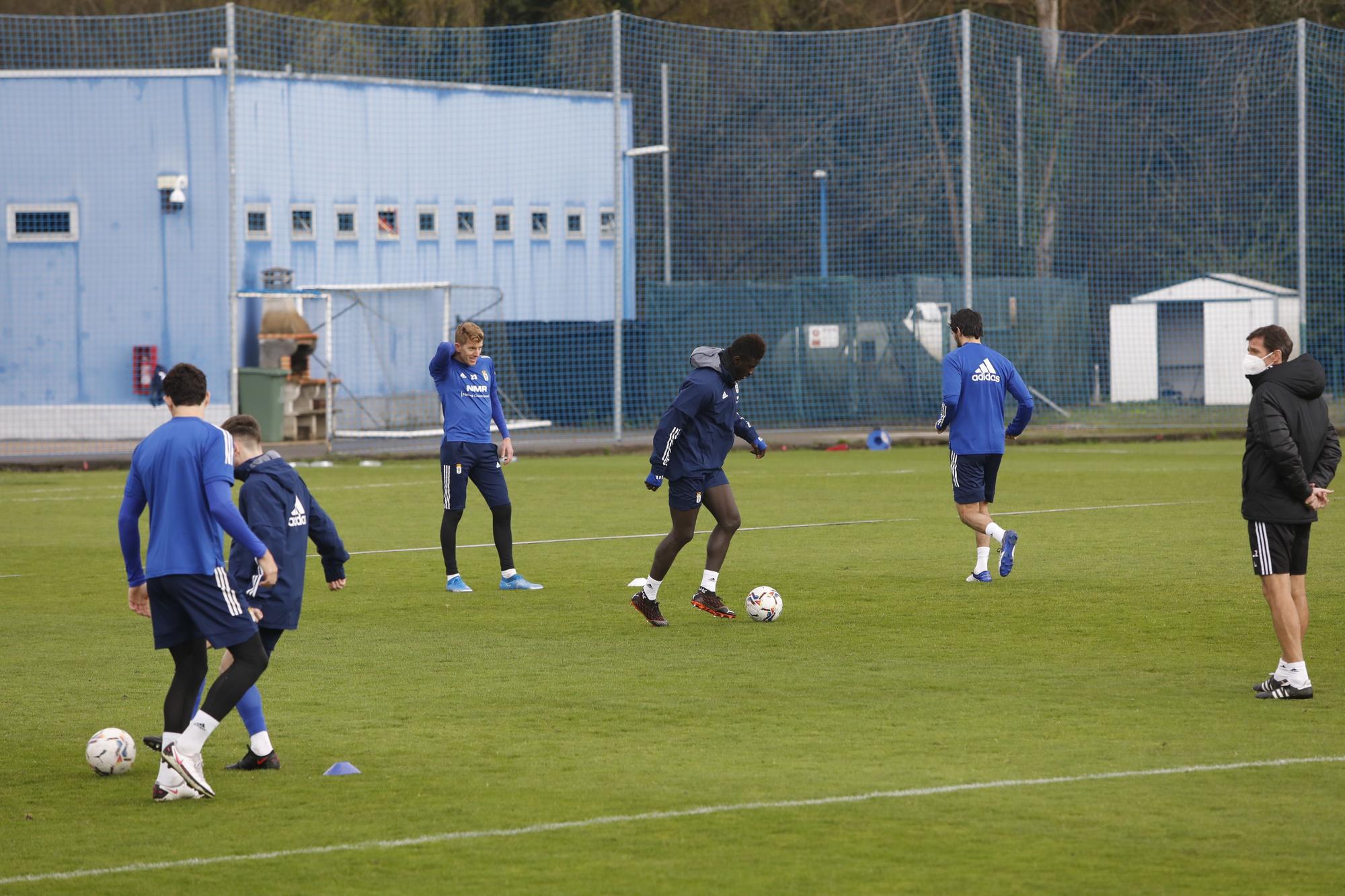 El entrenamiento del Oviedo