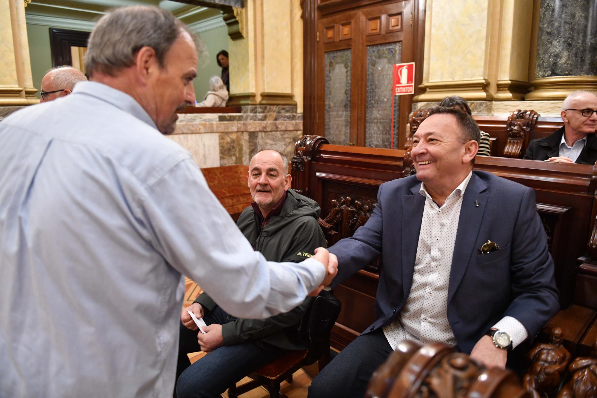 Homenaje a funcionarios jubilados del Ayuntamiento de A Coruña