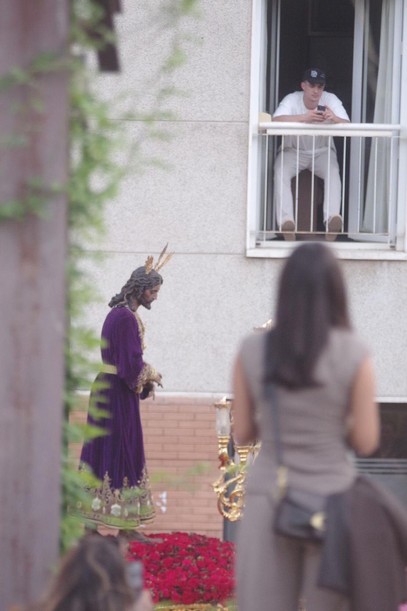 Salida extraordinaria del Señor de la Soledad por el 25 aniversario de su bendición