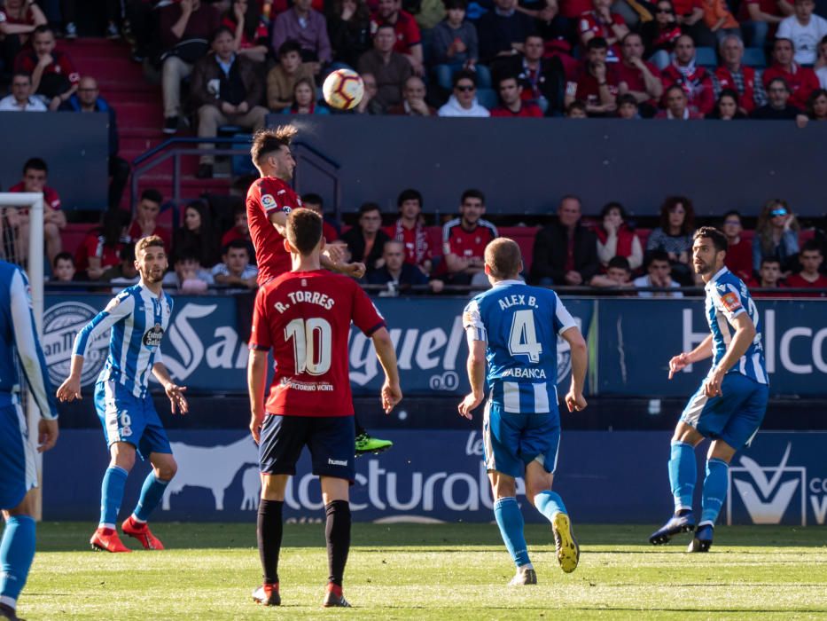 El Dépor cae ante Osasuna