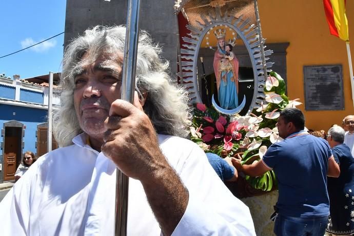 05/08/2019 LOMO MAGULLO. TELDE. Procesión de la Virgen de Las Nieves y pase de mascotas al finalizar el acto.   Fotógrafa: YAIZA SOCORRO.  | 05/08/2019 | Fotógrafo: Yaiza Socorro