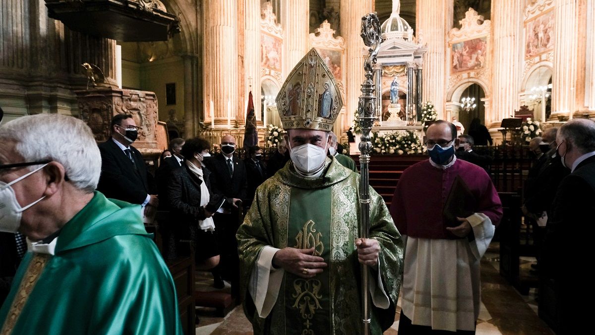 Misa de apertura de los actos del centenario de la Agrupación de Cofradías