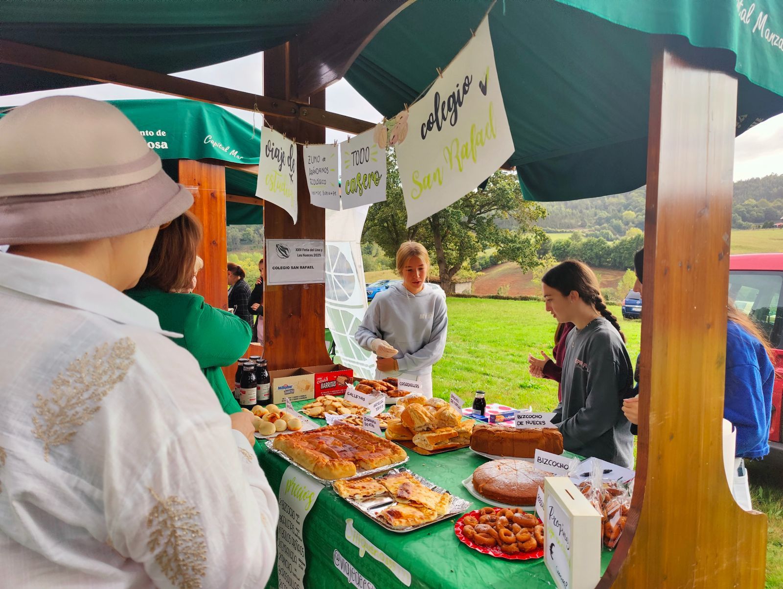Así vivió Camoca su feria del lino y las nueces