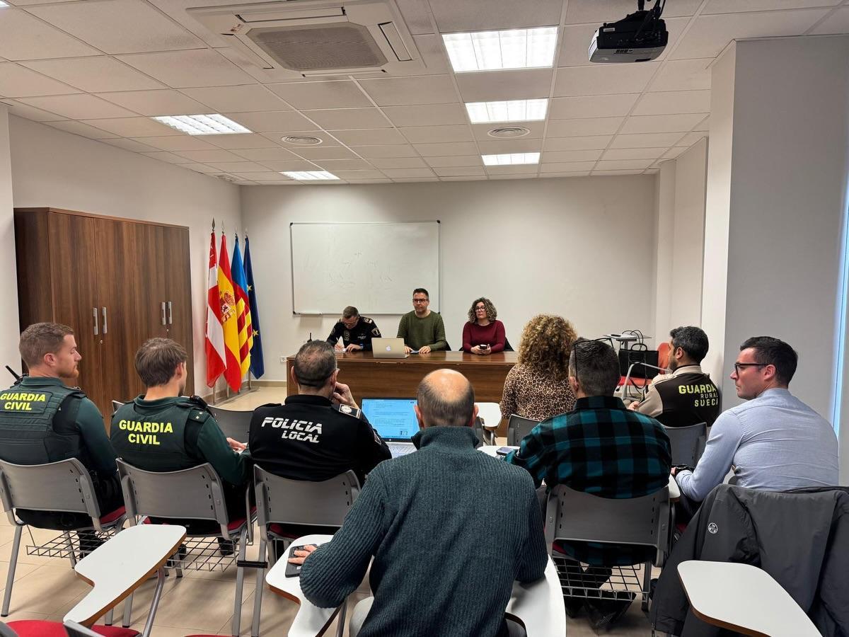 Reunión del Cecopal celebrada esta mañana en el Ayuntamiento de Sueca.
